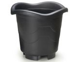 VASO REDONDO EXTRA G PRETO